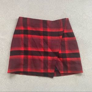 Abercrombie & Fitch  Buffalo Plaid Wool Skirt